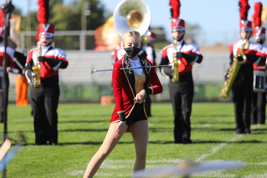 Grand Blanc Marching Band Majorette Rylie Dewley