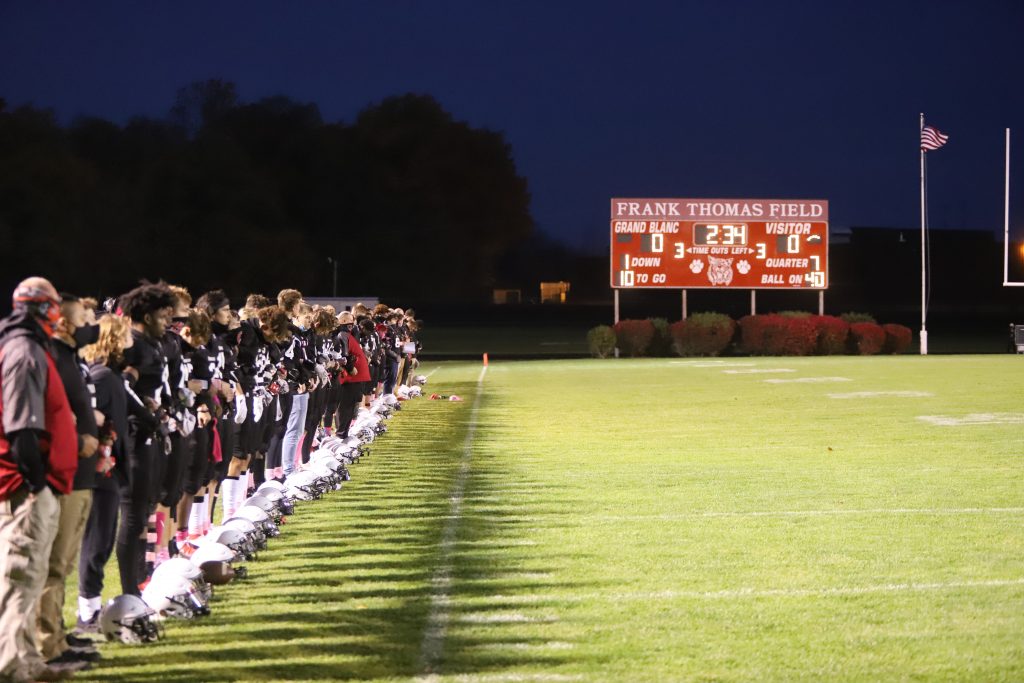 Grand Blanc Bobcats Defeat Saline